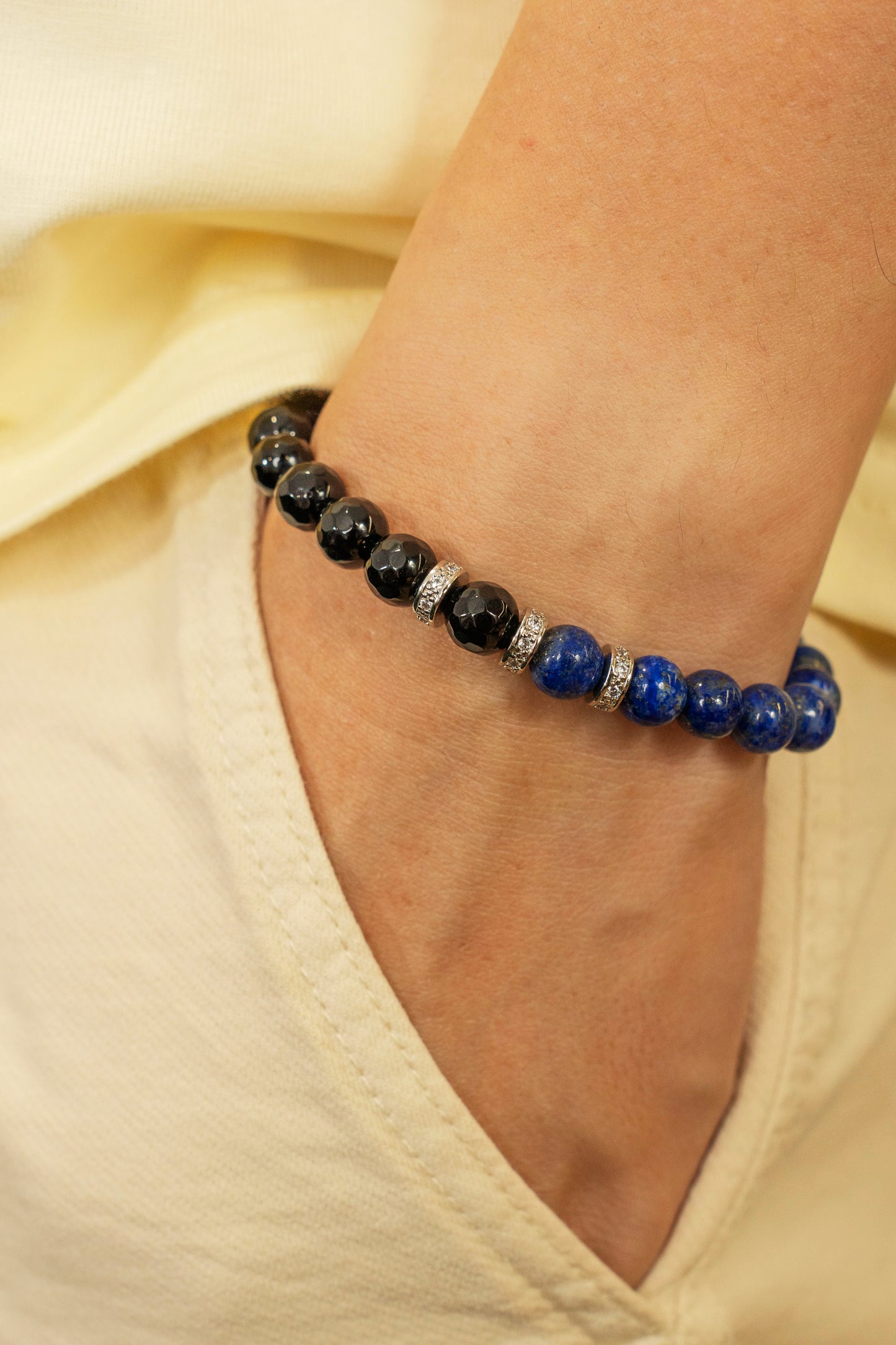 Birthstone Lazurite Bracelet - SEP - Half Eclipse - Mulstio - 6