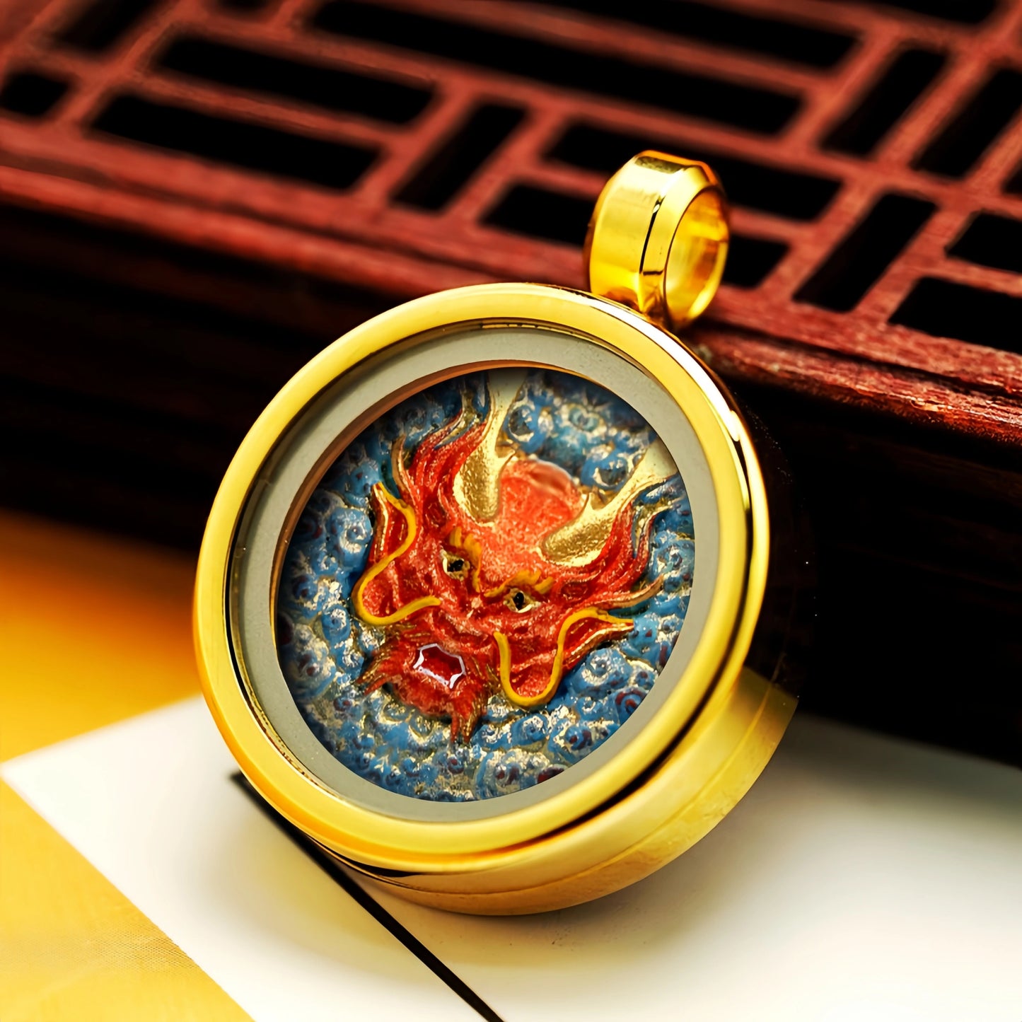 Loong King Mini Necklace | Authority & Prosperity Jewelry | Mulstio