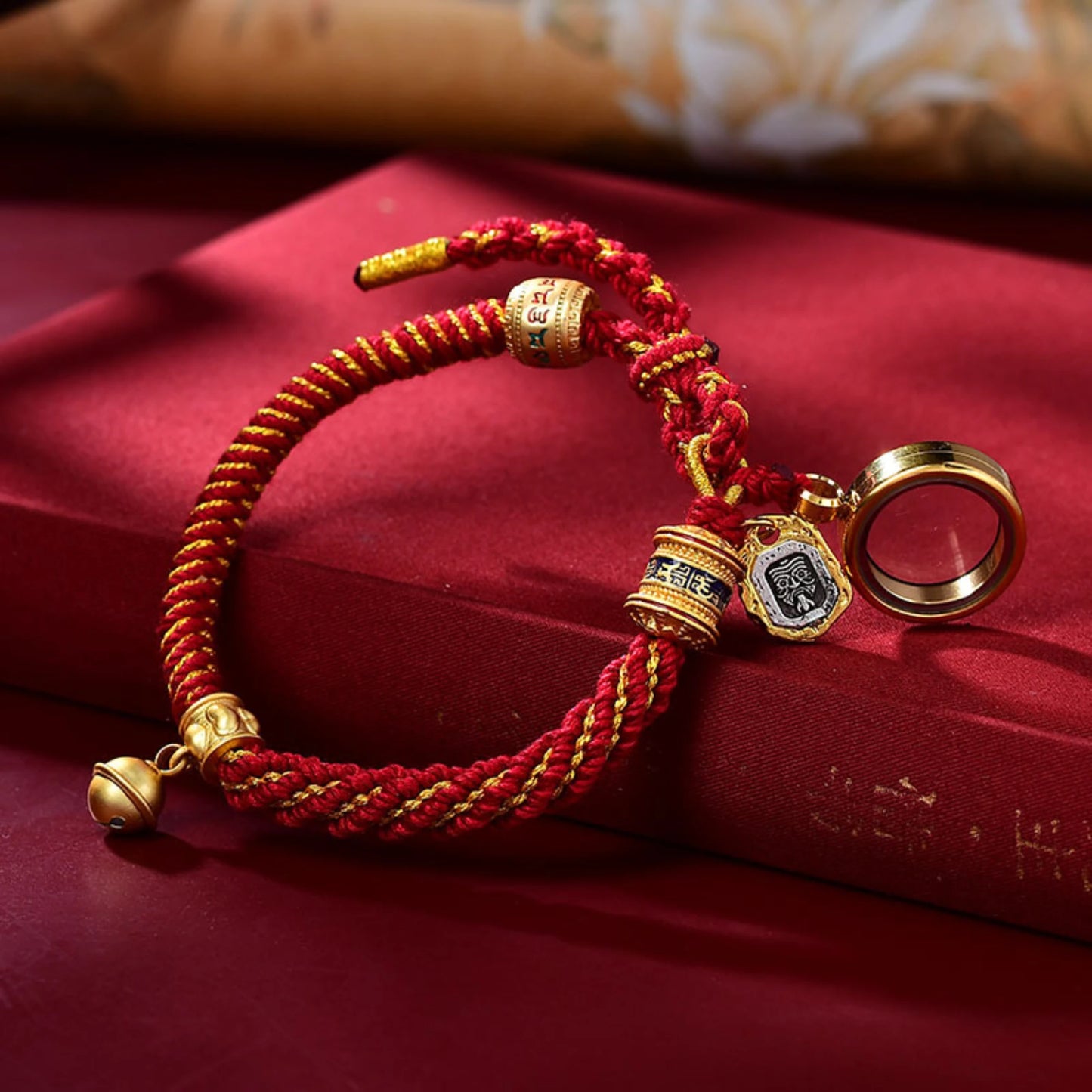 Tibetan Style Corn Knot Braided Cotton Luck Bracelet