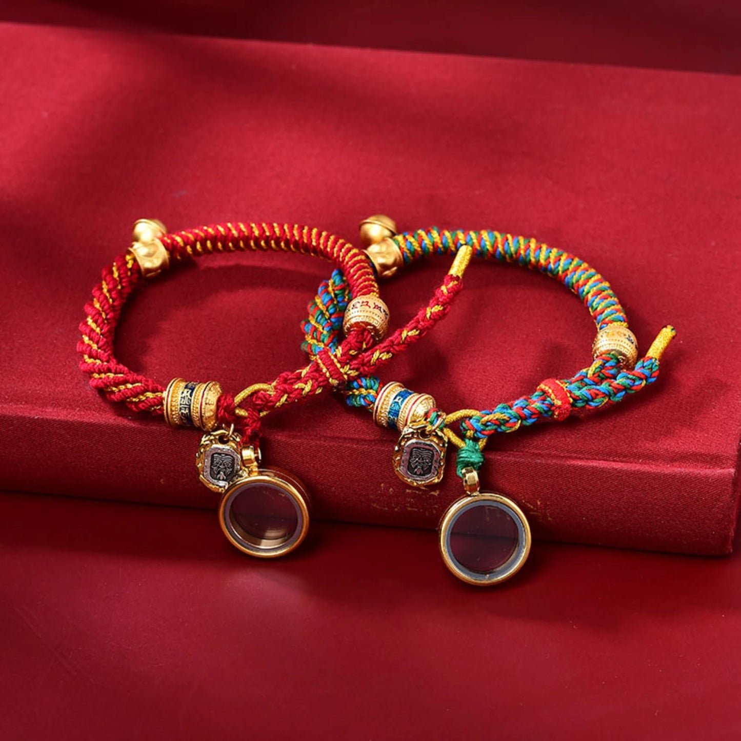 Tibetan Style Corn Knot Braided Cotton Luck Bracelet