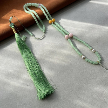 Vintage Chinese Tassel Statement Necklace Empowered Soul Jewelry