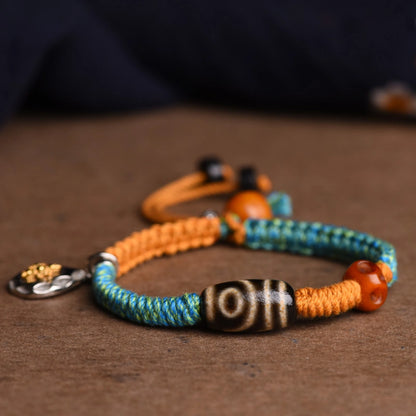 Modern Empowerment Tibetan Dzi Bead Bracelet Agate Protection Jewelry for Women