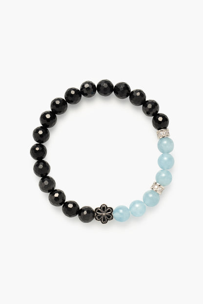 Birthstone  Aquamarine  Bracelet - MAR - Quarter Eclipse