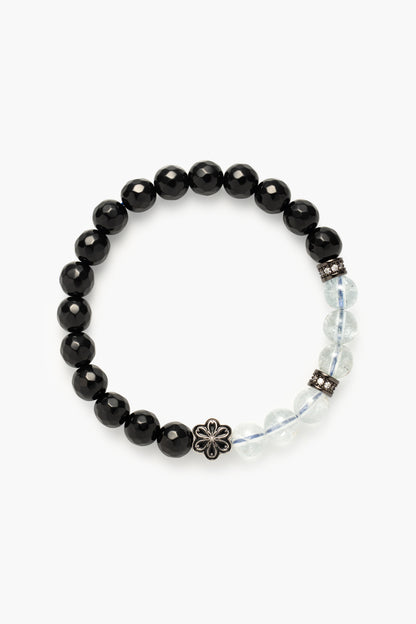 Birthstone Topaz Bracelet - APR - Quarter Eclipse - Mulstio -1