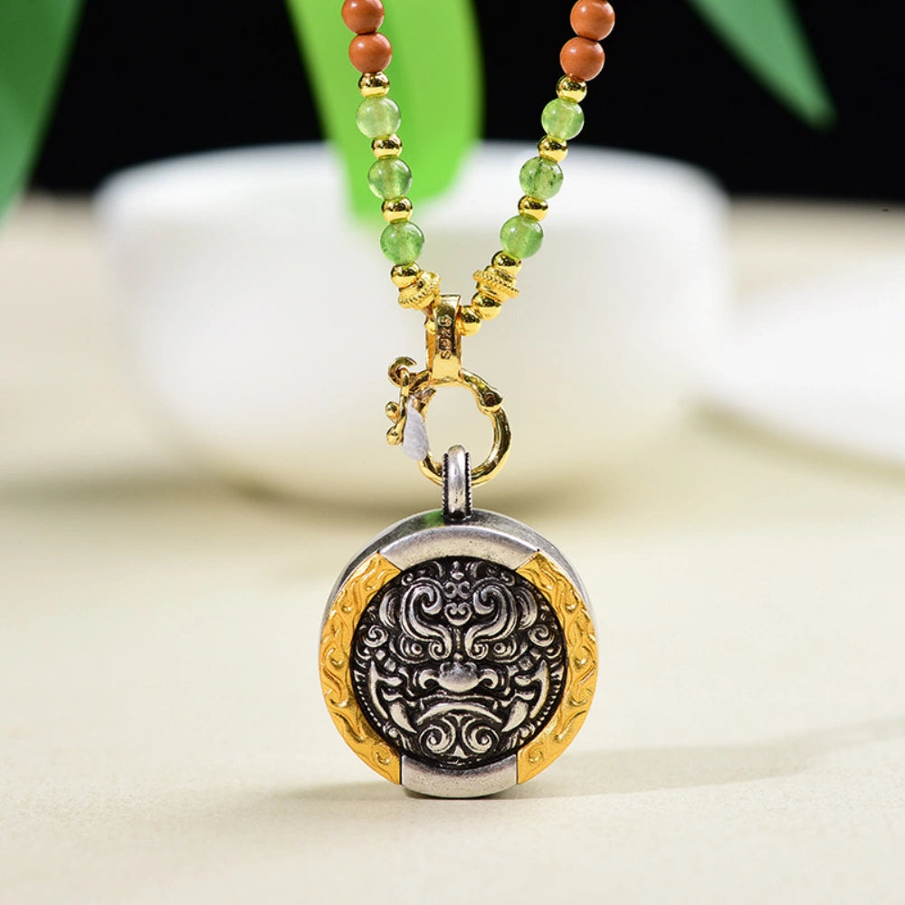 Tibetan Thangka Pendant Olive Seed Mala Necklace Spiritual Abundance Empowerment Jewelry