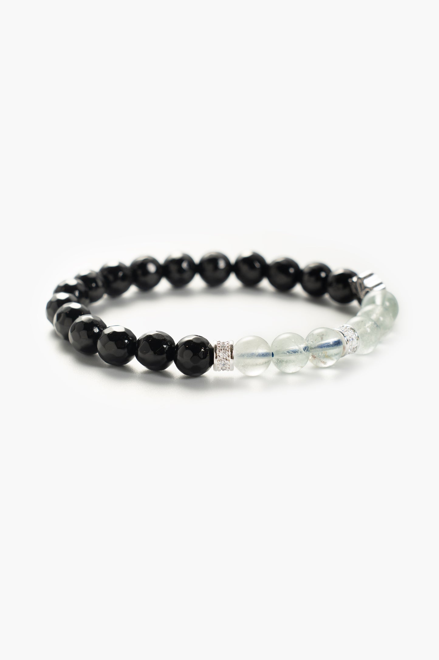 Birthstone Topaz Bracelet - APR - Quarter Eclipse - mulstio -3