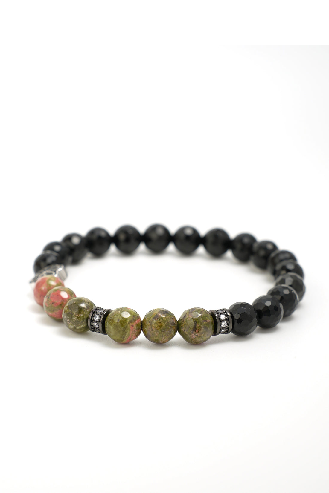 Birthstone Unakite Bracelet - MAY - Quarter Eclipse - Mulstio - 1