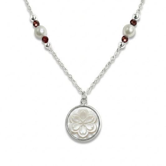 925 Silver NFC Smart Necklace: Tap to reveal your custom video, photo, or text memories with 12 birthstones.