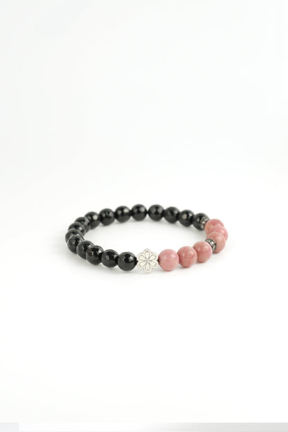 Birthstone Lnca Rose Bracelet - JUL - Quarter Eclipse - Mulstio -3