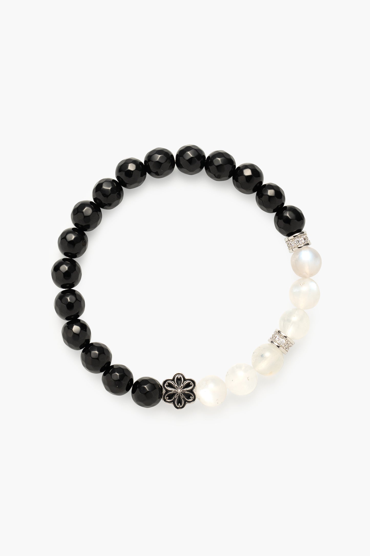 Birthstone Moonstone Bracelet - JUN - Quarter Ecilpse - Mulstio - 1