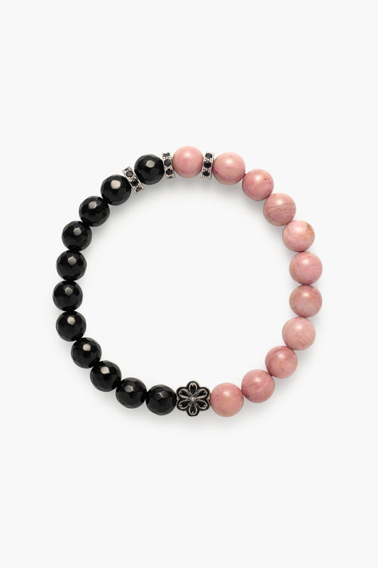 Birthstone Lnca Rose Bracelet - JUL - Half Eclipse - Mulsito -1