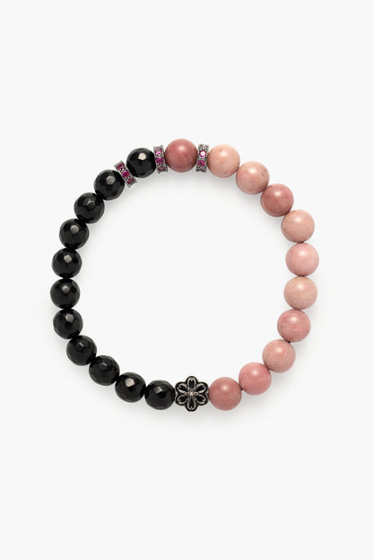Birthstone Lnca Rose Bracelet - JUL - Half Eclipse - Mulsito -1
