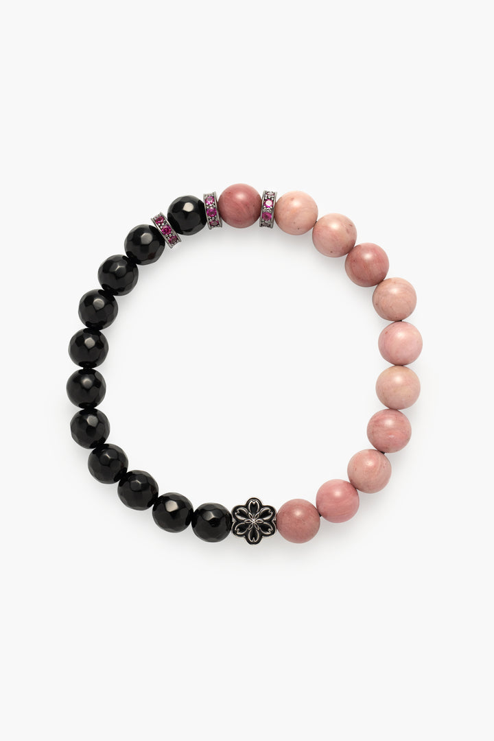 Birthstone Lnca Rose Bracelet - JUL - Half Eclipse - Mulsito -1