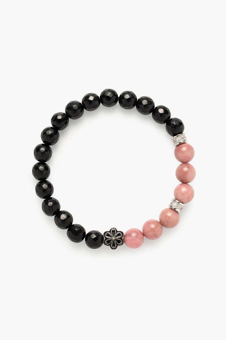 Birthstone Lnca Rose Bracelet - JUL - Quarter Eclipse - Mulstio - 1