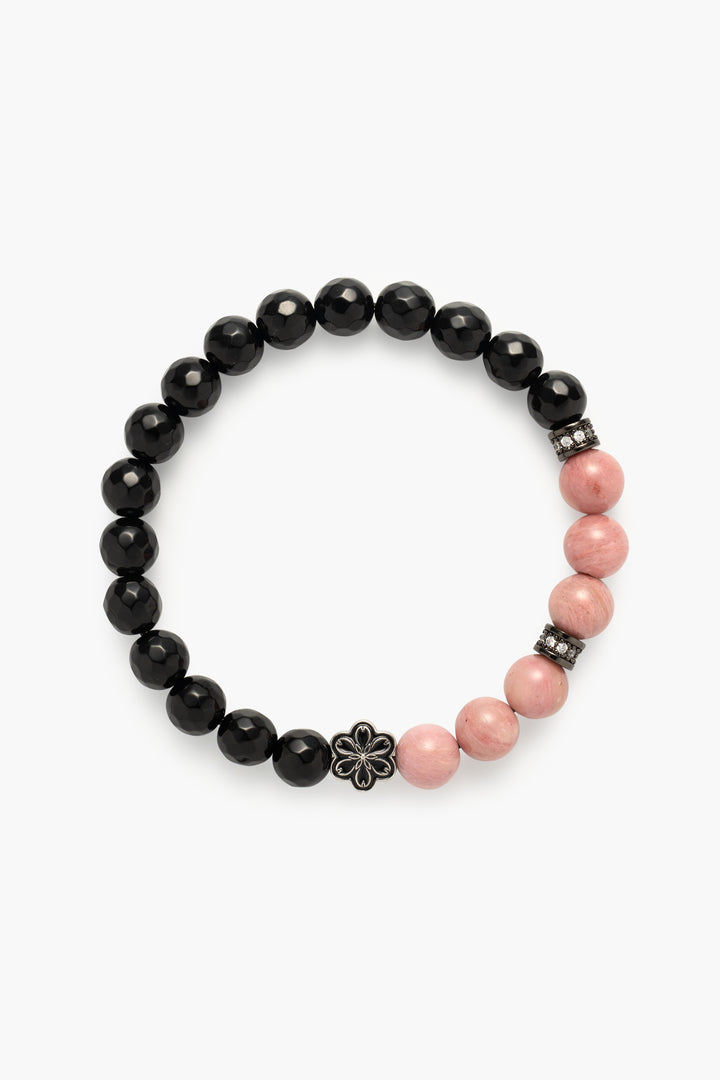 Birthstone Lnca Rose Bracelet - JUL - Quarter Eclipse - Mulstio -1 
