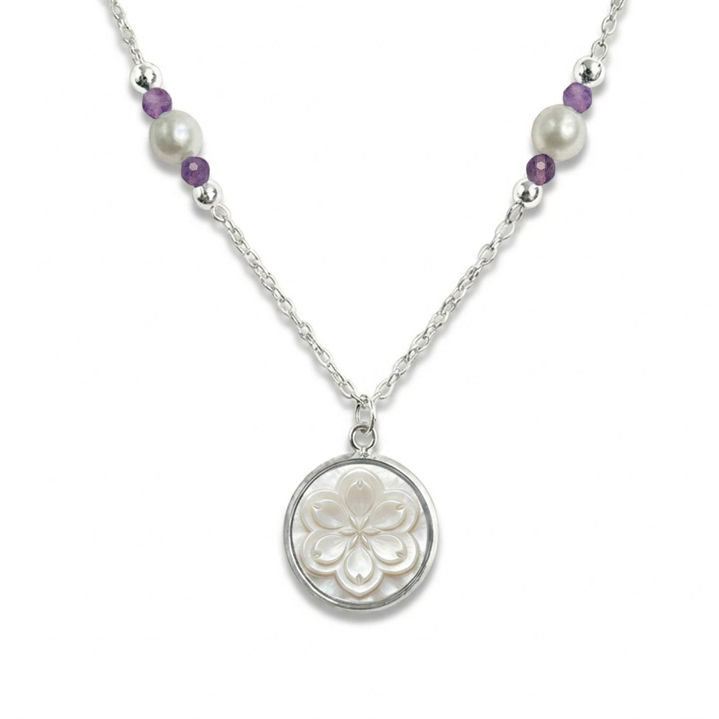 925 Silver NFC Smart Necklace: Tap to reveal your custom video, photo, or text memories with 12 birthstones.