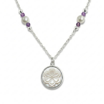 925 Silver NFC Smart Necklace: Tap to reveal your custom video, photo, or text memories with 12 birthstones.