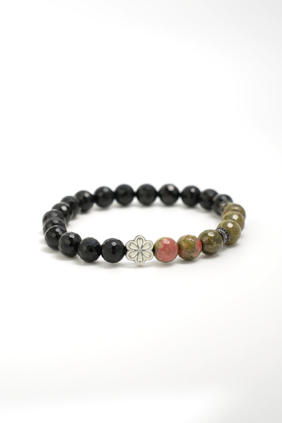 Birthstone Unakite Bracelet - MAY - Quarter Eclipse - Mulstio - 3