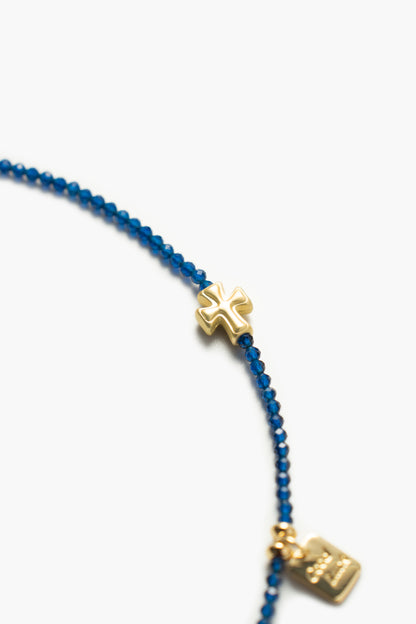 Good Luck Tiny Gemstone Beaded Choker