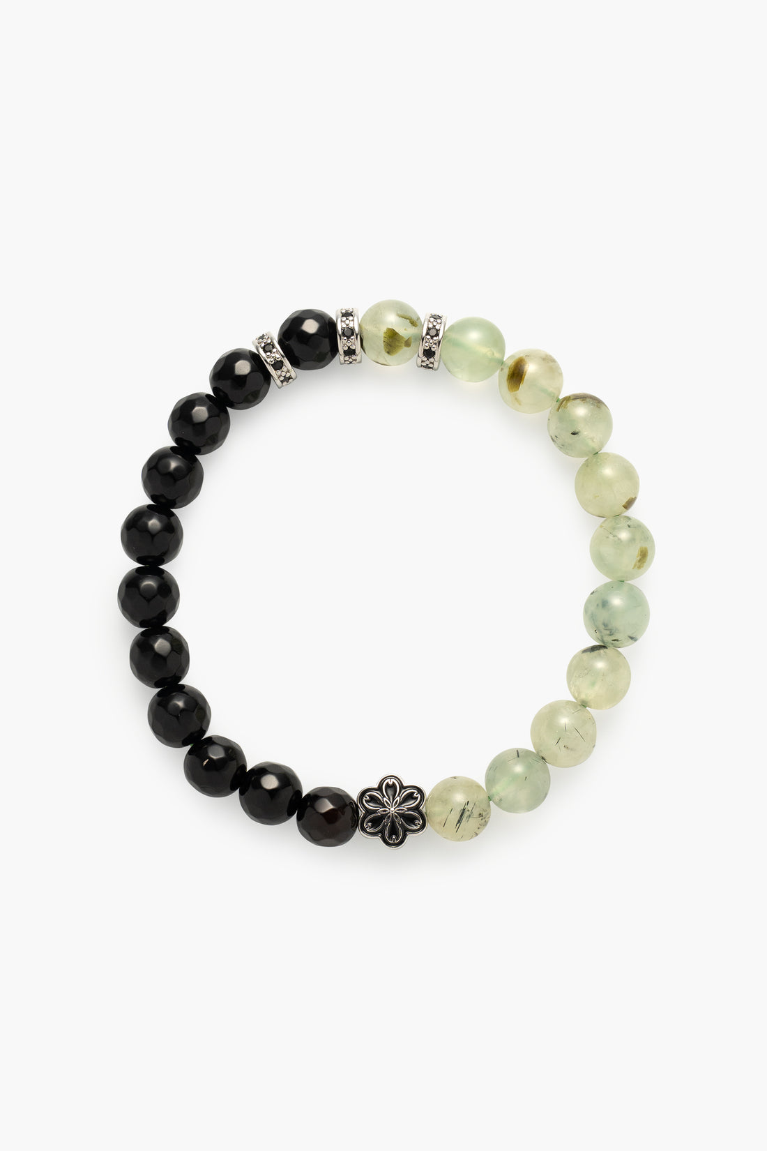 Birthstone Prehnite Bracelet - AUG - Half Eclipse - Mulstio - 1