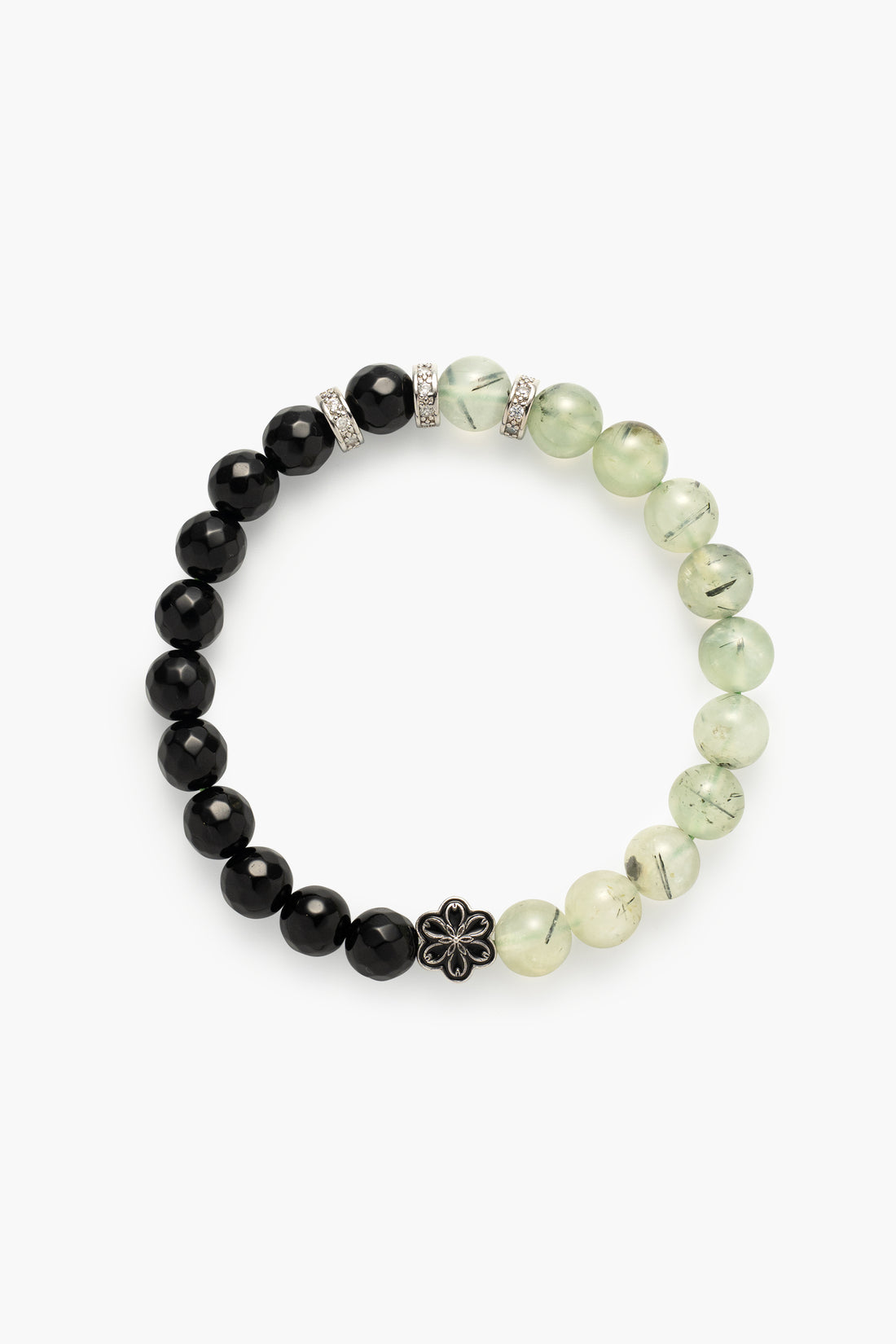 Birthstone Prehnite Bracelet - AUG - Half Eclipse - Mulstio -1