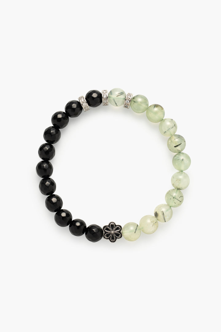 Birthstone Prehnite Bracelet - AUG - Half Eclipse - Mulstio -1