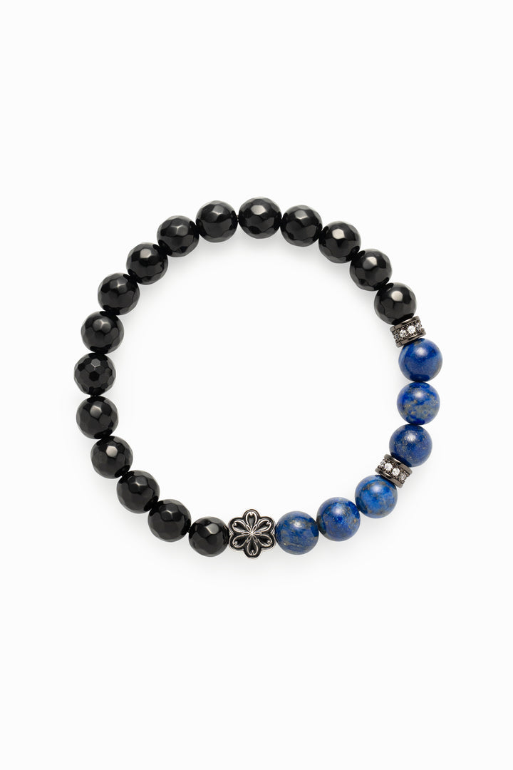 Birthstone Lazurite Bracelet - SEP - Quarter Eclipse - Mulstio -1