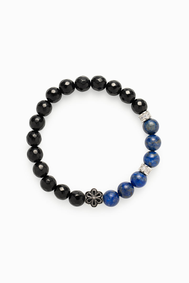 Birthstone Lazurite Bracelet - SEP - Quarter Eclipse - Mulstio - 1