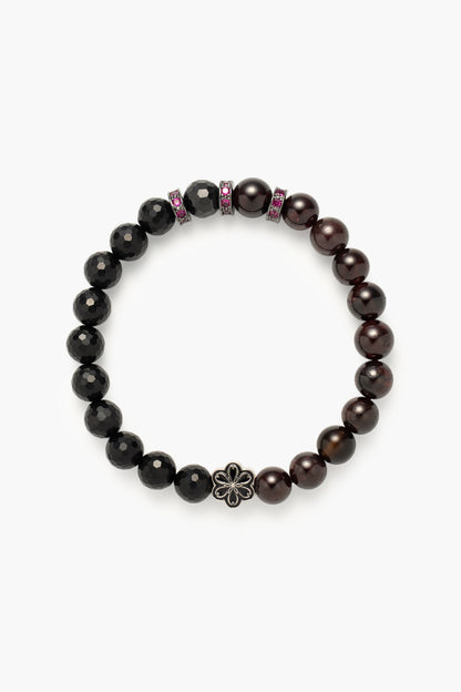 Birthstone Garnet Bracelet - JAN - Half Eclipse Mulstio - 1