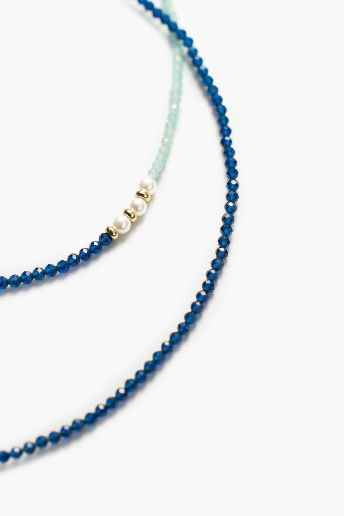 Good Luck Tiny Gemstone Beaded Choker