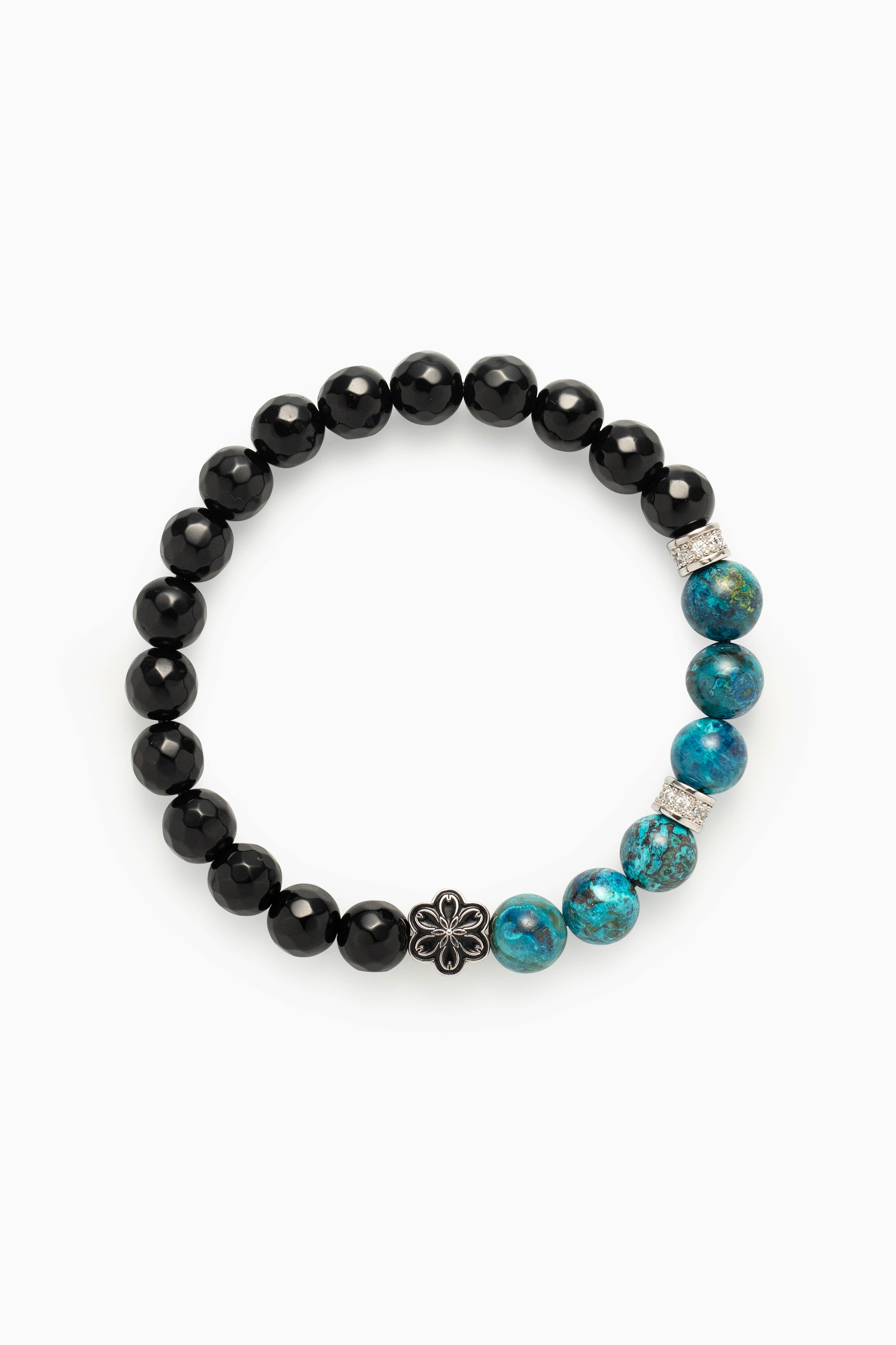 Birthstone Turquoise Bracelet - DEC - Quarter Eclipse - mulstio -1