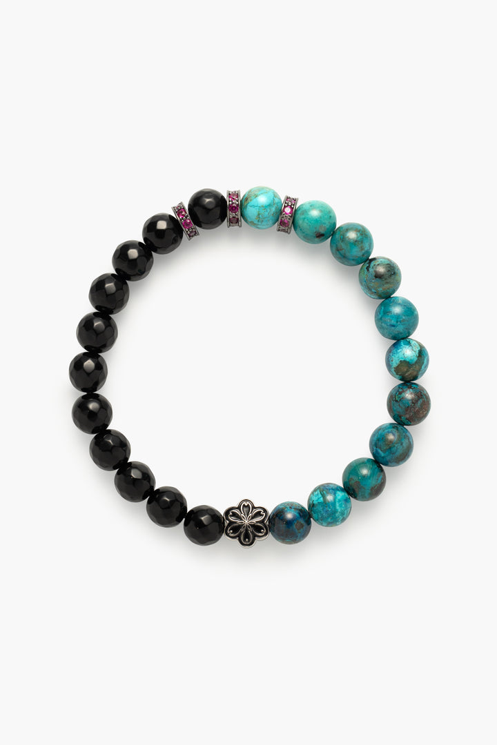 Birthstone Turquoise Bracelet - DEC - Half Eclipse - mulstio -1
