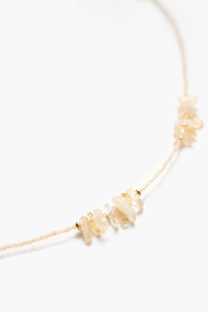 Irregular Natural Gemstone Beaded Choker