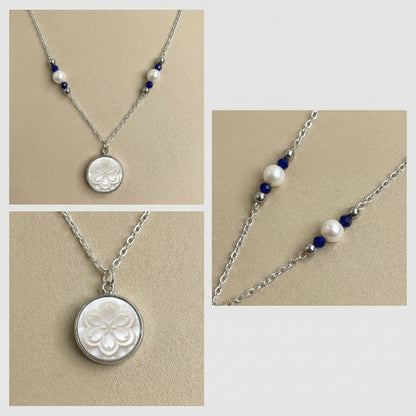 925 Silver NFC Smart Necklace: Tap to reveal your custom video, photo, or text memories with 12 birthstones.