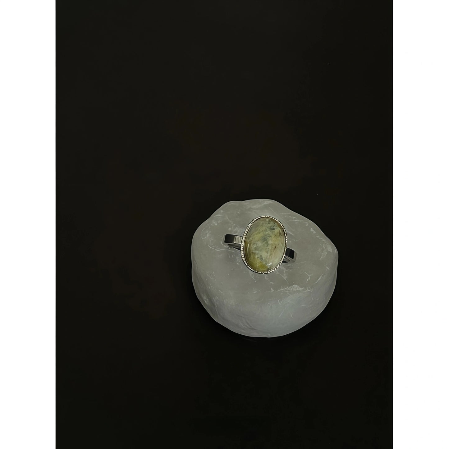Classic Oval Natural Stone Adjustable Ring | Tiger's Eye, Turquoise & More