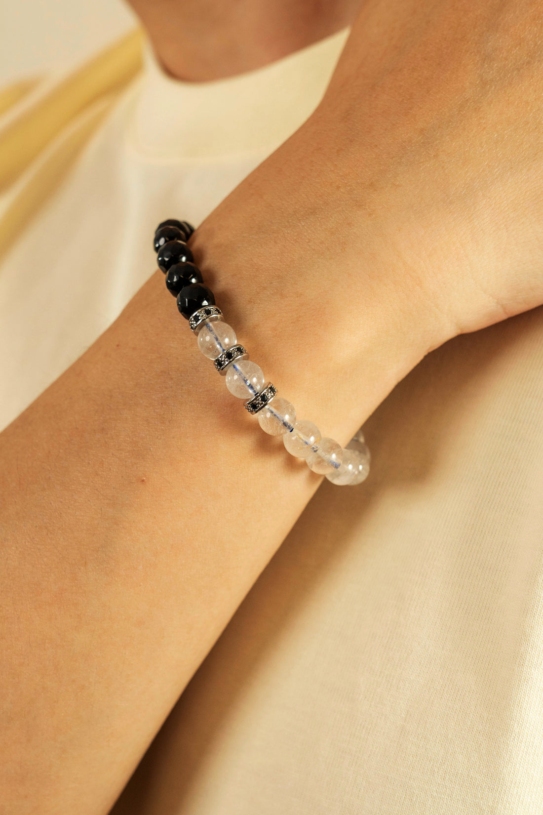 Birthstone Topaz Bracelet - APR - Half Eclipse - Mulsito -7