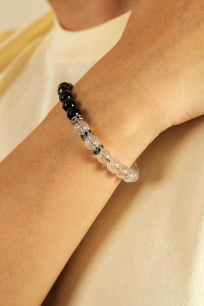Birthstone Topaz Bracelet - APR - Half Eclipse - Mulsito -7