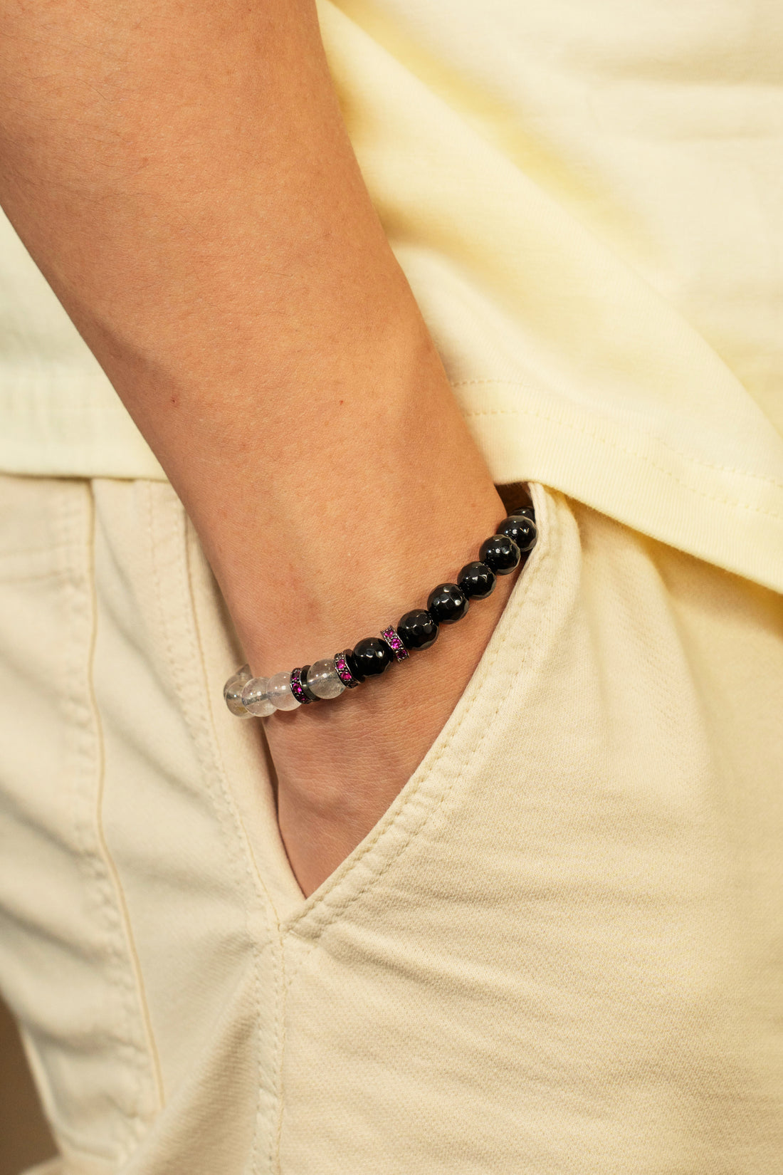 Birthstone Topaz Bracelet - APR - Half Eclipse - Mulsito -7