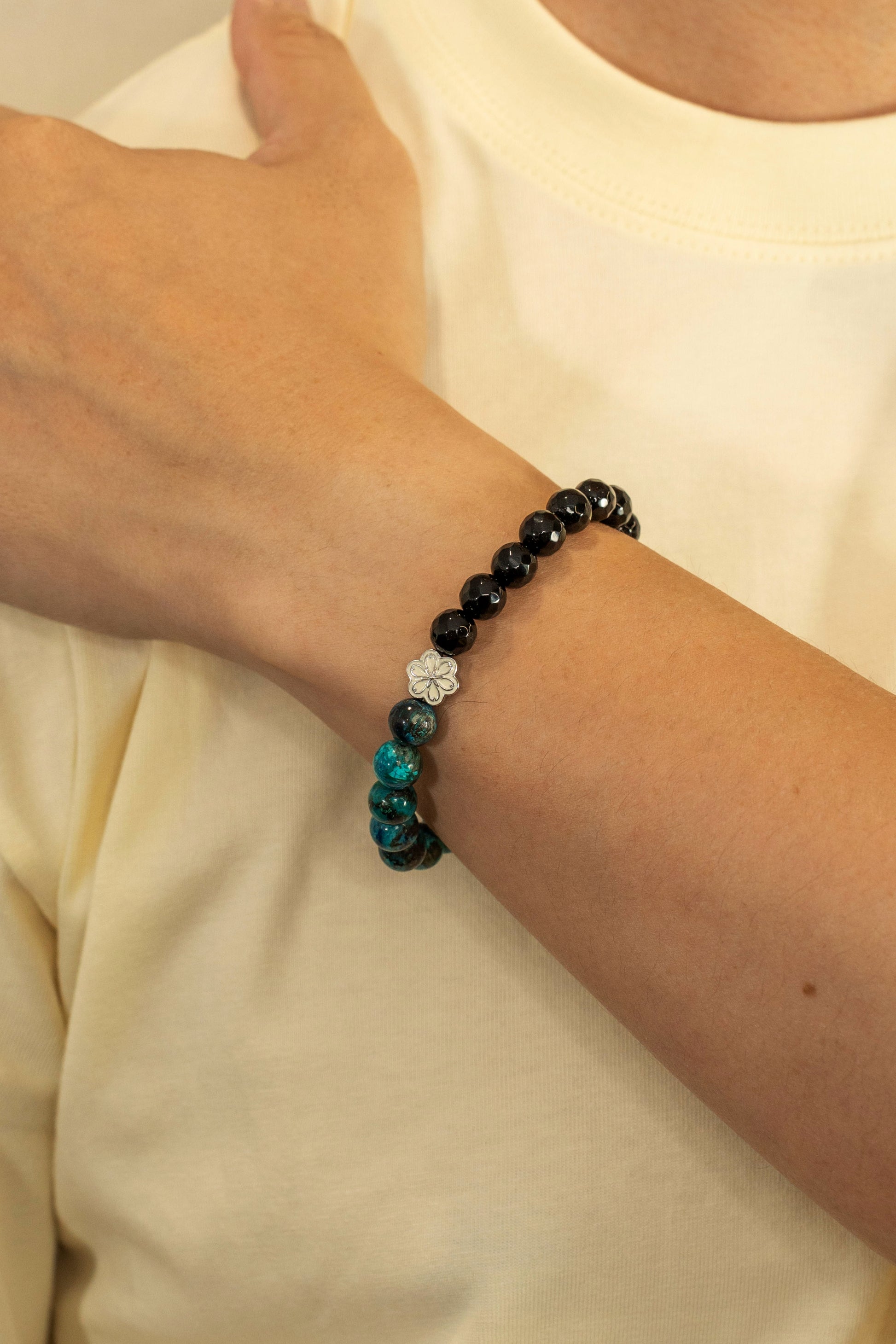 Birthstone Turquoise Bracelet - DEC - Half Eclipse - mulstio -6
