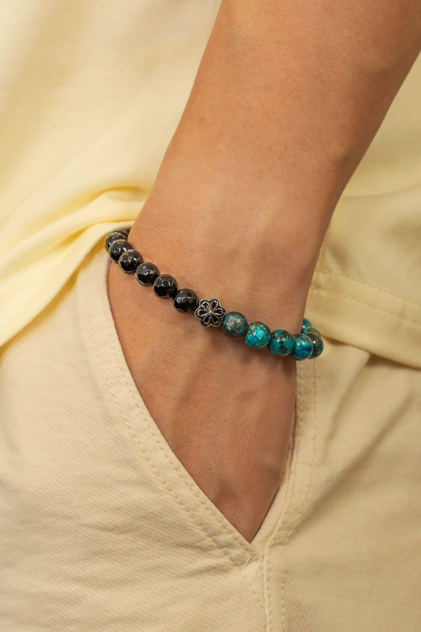 Birthstone Turquoise Bracelet - DEC - Half Eclipse - mulstio -8