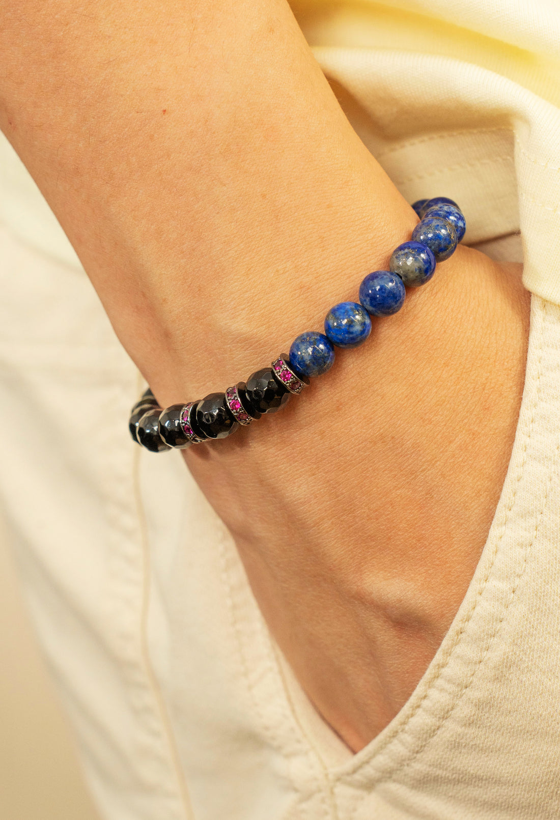 Birthstone Lazurite Bracelet - SEP - Half Eclipse Mulstio - 6