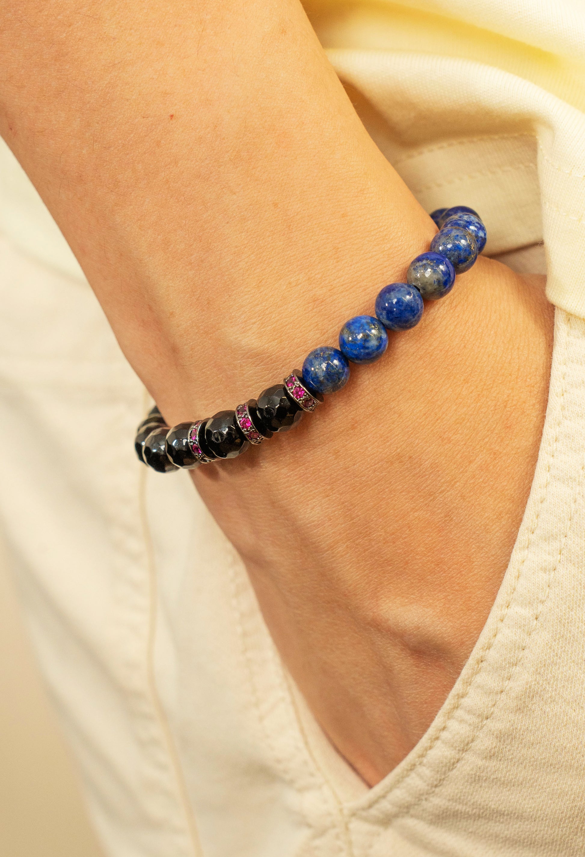 Birthstone Lazurite Bracelet - SEP - Half Eclipse Mulstio - 6