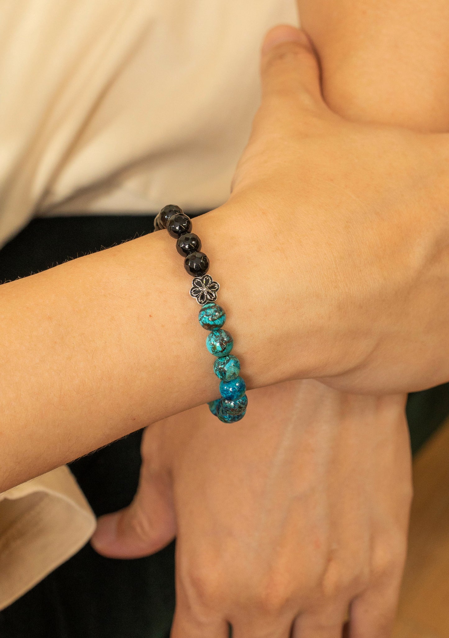 Birthstone Turquoise Bracelet - DEC - Half Eclipse - Mulstio - 6