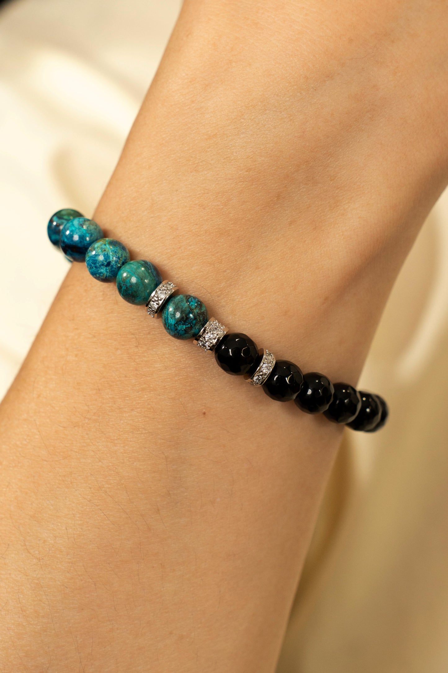 Birthstone Turquoise Bracelet - DEC - Half Eclipse - Mulstio - 7