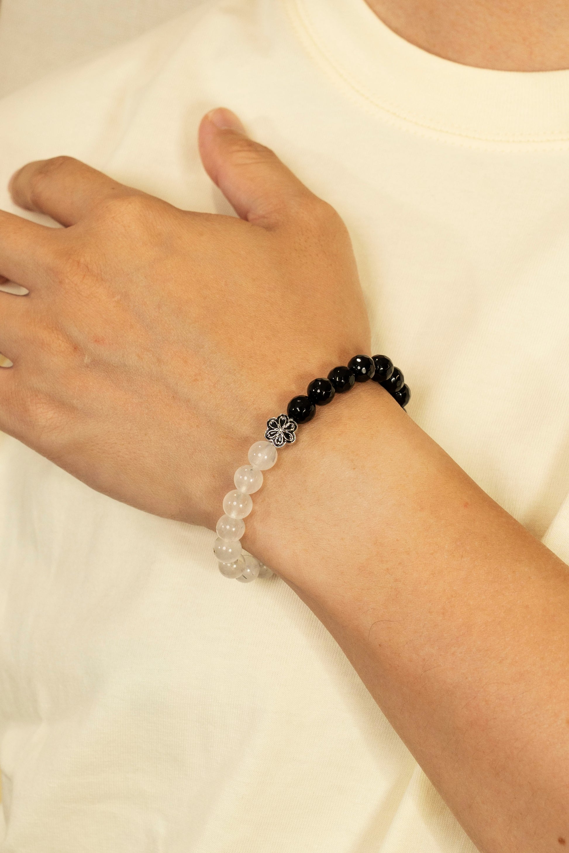 Birthstone Moonstone Bracelet - JUN - Half Ecilpse Mulstio - 7