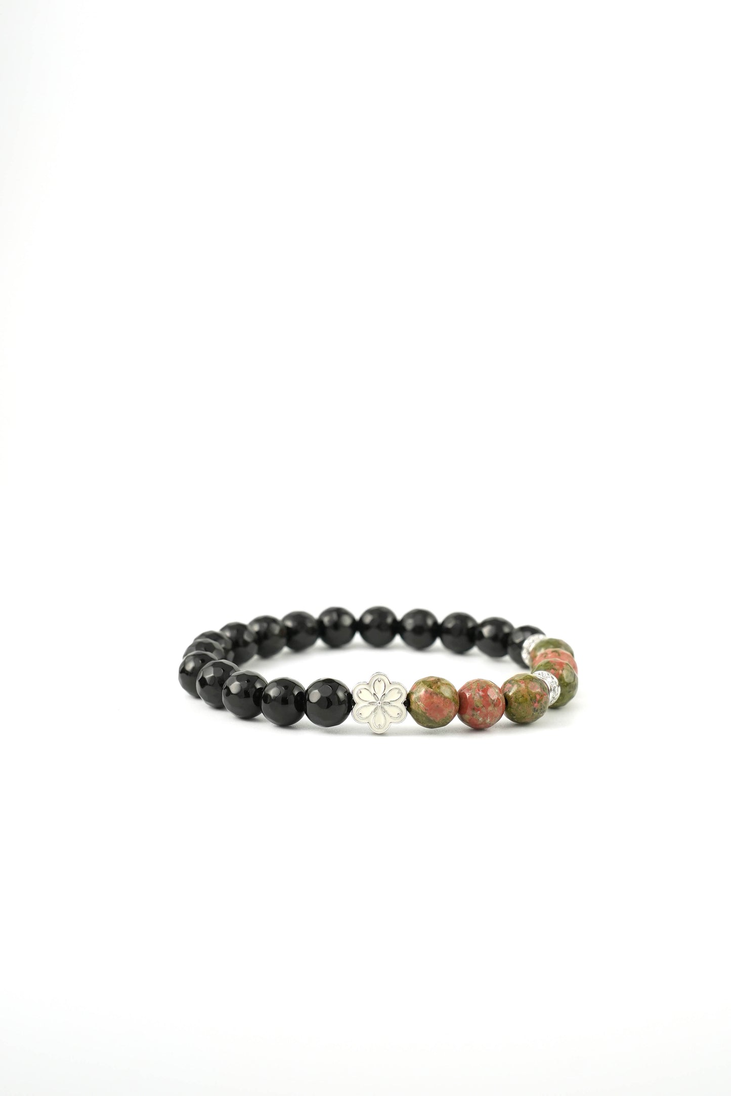Birthstone Unakite Bracelet - MAY - Quarter Eclipse - Mulsito -3
