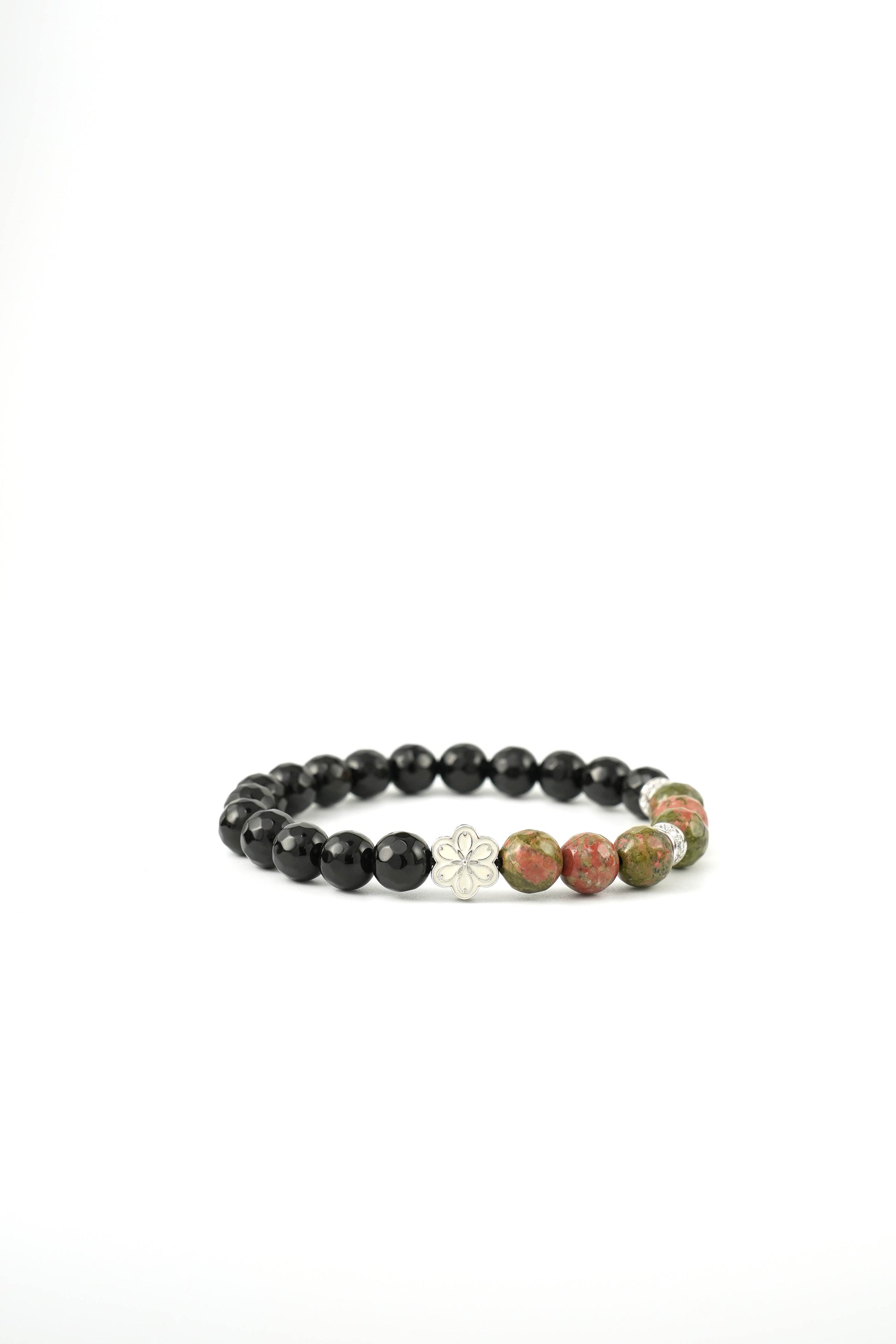 Birthstone Unakite Bracelet - MAY - Quarter Eclipse - Mulsito -3