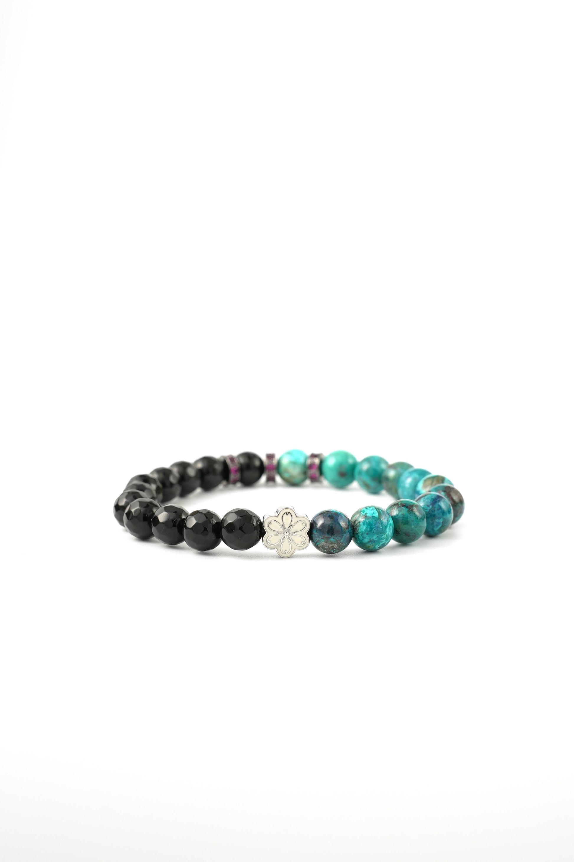 Birthstone Turquoise Bracelet - DEC - Half Eclipse - mulstio -3