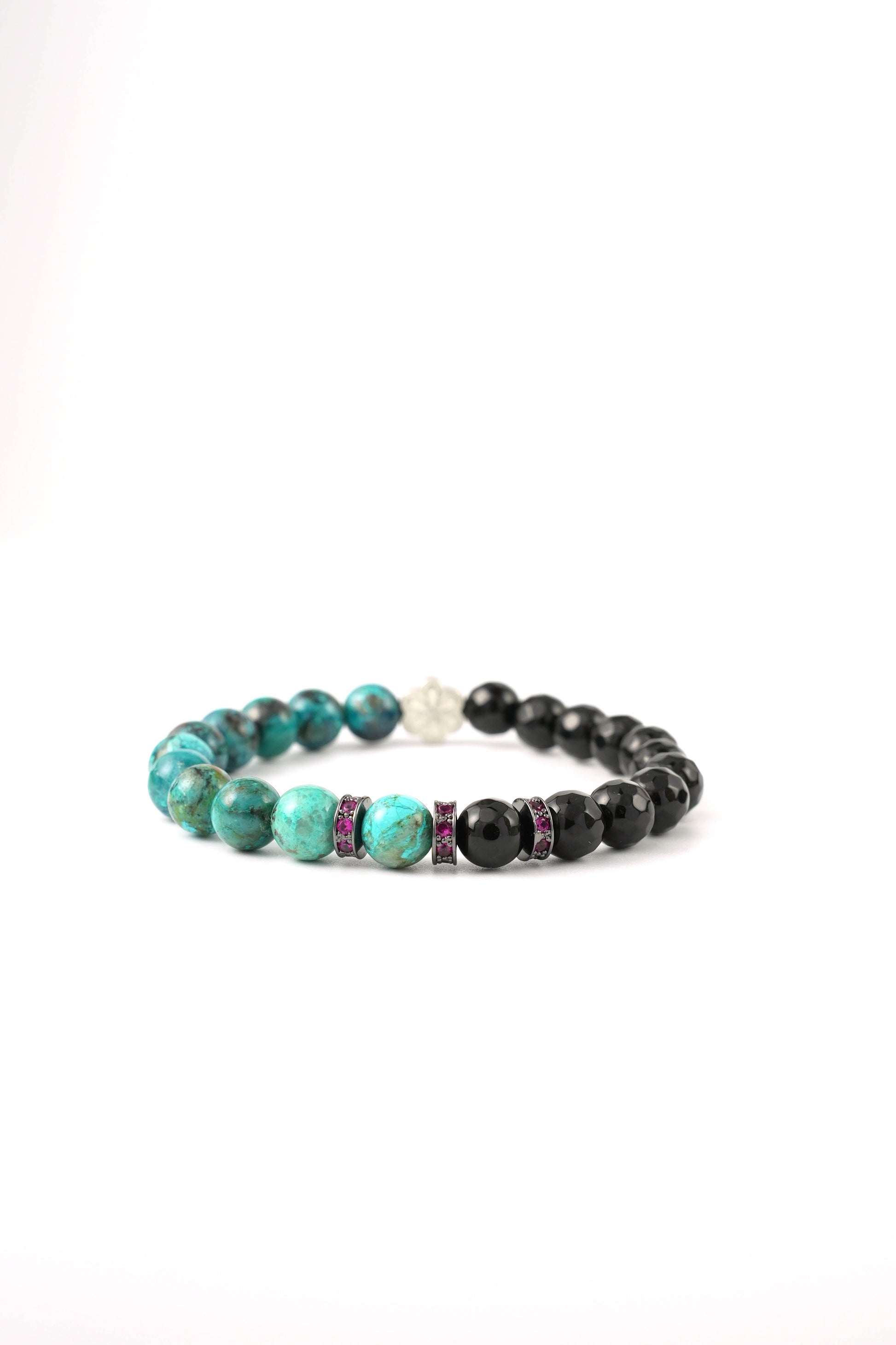 Birthstone Turquoise Bracelet - DEC - Half Eclipse - mulstio -5