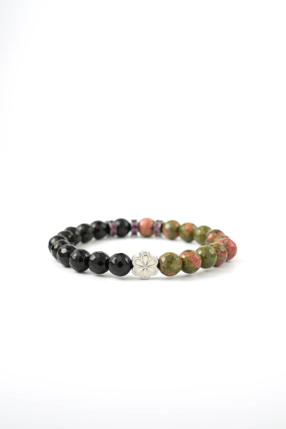 Birthstone Unakite Bracelet - MAY - Half Eclipse - Mulstio - 3